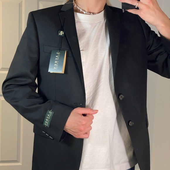 Lauren Ralph Lauren Black Blazer - Size 16R - Picture 9 of 14